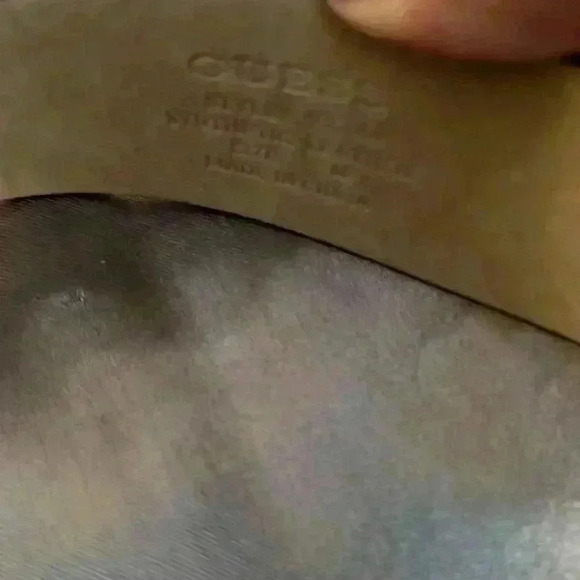 Guess Black Embossed  Belt - Picture 6 of 14